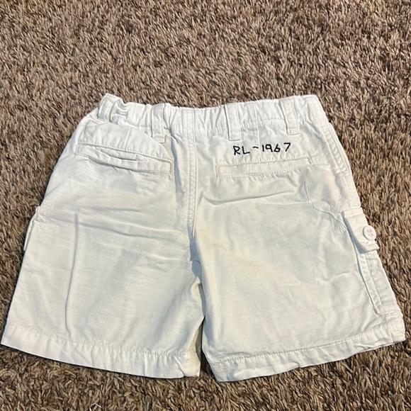 Polo by Ralph Lauren boys White Cargo Shorts - Picture 2 of 3